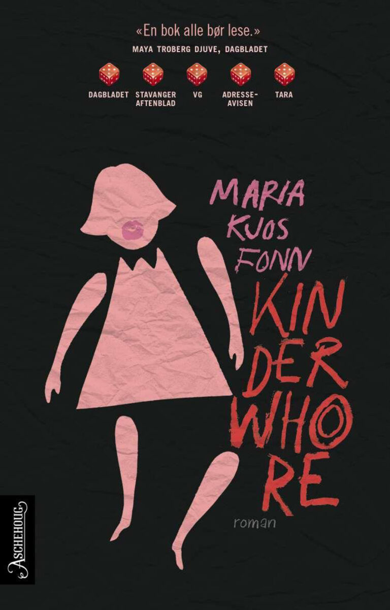 Forsiden av boken Kinderwhore (2018) av Maria Kjos Fonn